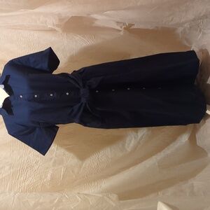 Vineyard Vines Navy Blue Shirt dress, NWT, Size 16